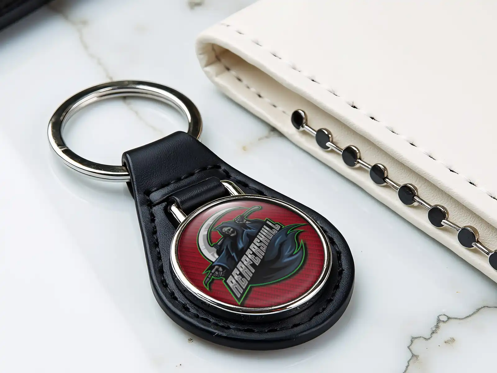 Leather Key Chain Durable Grade Limited Design